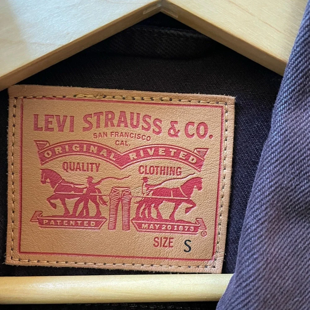 Levi's Dark Brown Denim Jacket - Picture 3 of 5